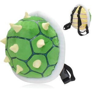 Plush Turtle Shell Backpack Kids Costume Cosplay Cartoon Character Book Bag